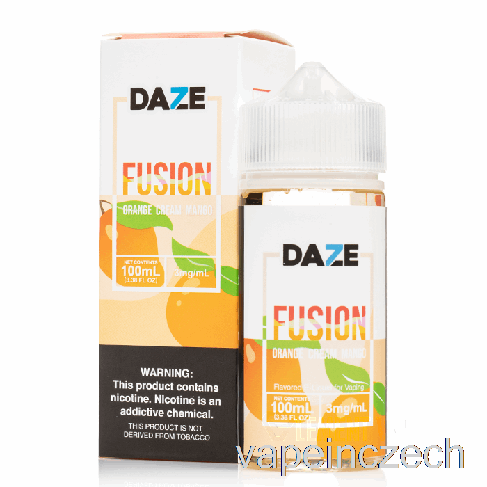 Pomerančový Krém Mango - 7 Daze Fusion - 100 Ml 3mg Vape Per